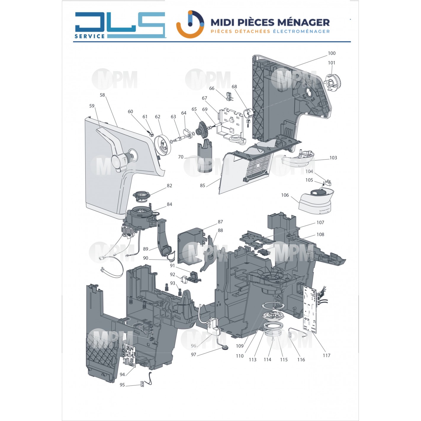 des pièces nom assemblé